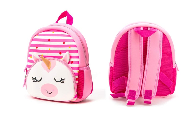 KK CRAFTS Preschool Backpack Toddler Neoprene Animal Schoolbag Lunch backpack for Kids Boys Girls(Unicorn) - Image 5